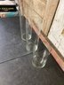 Set Of 3 Glass Candle Holders Or Vases D3