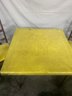 Vtg Yellow Table And Chairs Set (Barn)
