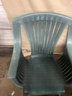 Green Plastic Chairs (Barn)