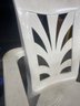 White Plastic Lawn Chair (Barn)