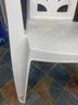 White Plastic Lawn Chair (Barn)