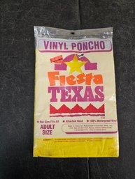 Fiesta Texas Poncho New. C3