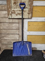 Blue Snow Shovel