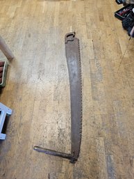 Antique 2 Person Saw