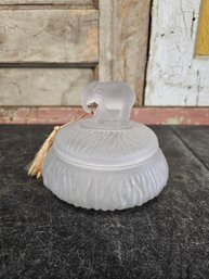 Vtg Lidded Elephant Dish C2