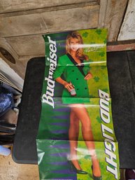 Vtg Bud Light Poster C2