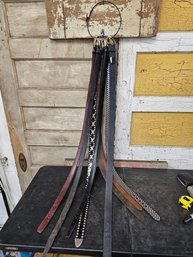 Large Lot Of Belts B2