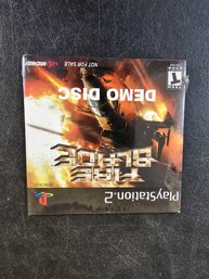 Sealed Playstation Game Fire Blade Demo Rare!