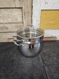 Stainless Steel Pot With Insert B2