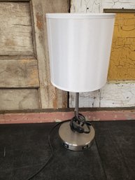 Small Table Lamp With White Shade C3