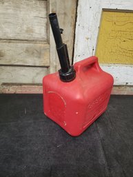 Used 2 Gallon Gas Can With Spout C3