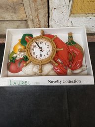 Laurel Novelty Collection Food Clock Open Box C1