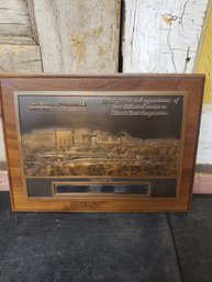 Electric Boat Service Plaque B4
