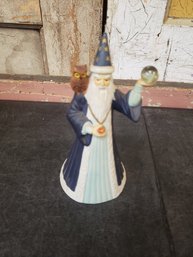 Wizard With Owl Musical Figurine D2