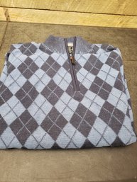 XXL Weatherproof Diamond Pattern Sweater D3