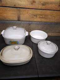 Pyrex Baking Dish & Lid Lot D3