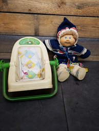 Pre Owned Cabbage Patch Doll With Seat D3