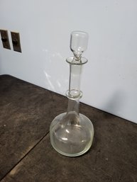 Vtg Glass Decanter