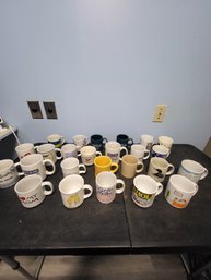 Huge Lot Of Vtg Mugs!!