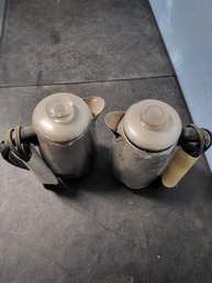 Lot Of 2 Vtg Coffee Percolators