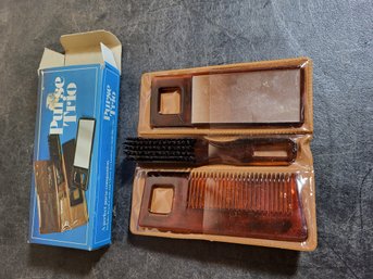 Vtg Purse Trio Beauty Kit