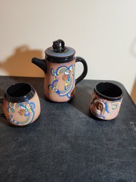 Nice Clay Mug Set Made In El Salvador