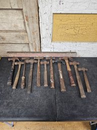 Large Lot Of Vintage And Antique Hammers JB