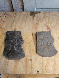 2 Antique Axe Heads!! JB