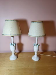 2 Vtg Lamps