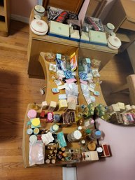 Huge Lot Of Vtg Cosmetics Make Up Perfume Ect.