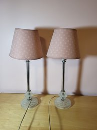 2 Vtg Lamps