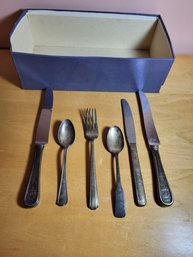 Vtg Advertising Utensils Railroad Hotel Ect.