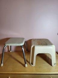 2 Vtg Stools