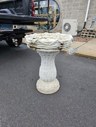 Concrete Birdbath