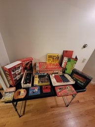 Large Lot Of Vtg Games