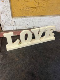 Wooden 'love' Sign (D3)