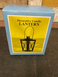 Decorative Candle Lantern In Box Metal B1