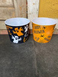 2 Piece Halloween Bucket Lot B1