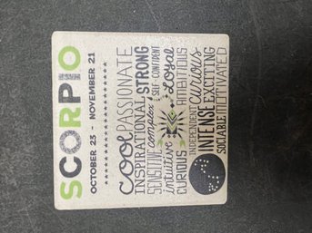 Scorpio Quote Coaster