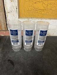 Plastic Water Glasses Lot (L2)