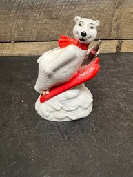 Coca Cola Polar Bear Piggy Bank