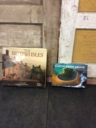 2 Books The British Isles & Earth From Above 365 Days B2