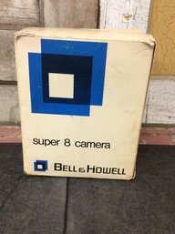 Bell & Howell Super 8 Camera In Styrofoam & Box B2
