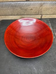 Plastic Red Bowl