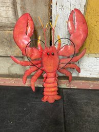 Nantucket Metal Lobster Decor H2