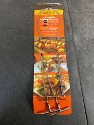 2 Pk Flexible Grilling Skewers H3