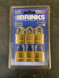 Brinks 6 Pk Luggage Locks H3