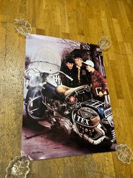 Tex's Motorcycle Poster #4