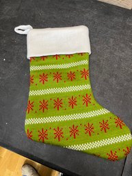 Green Christmas Stocking