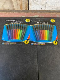 Permanent Markers 2 Piece 10 Pk H3